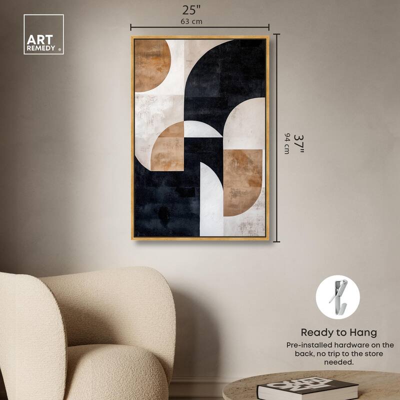 Arching Forms II Canvas by Art Remedy