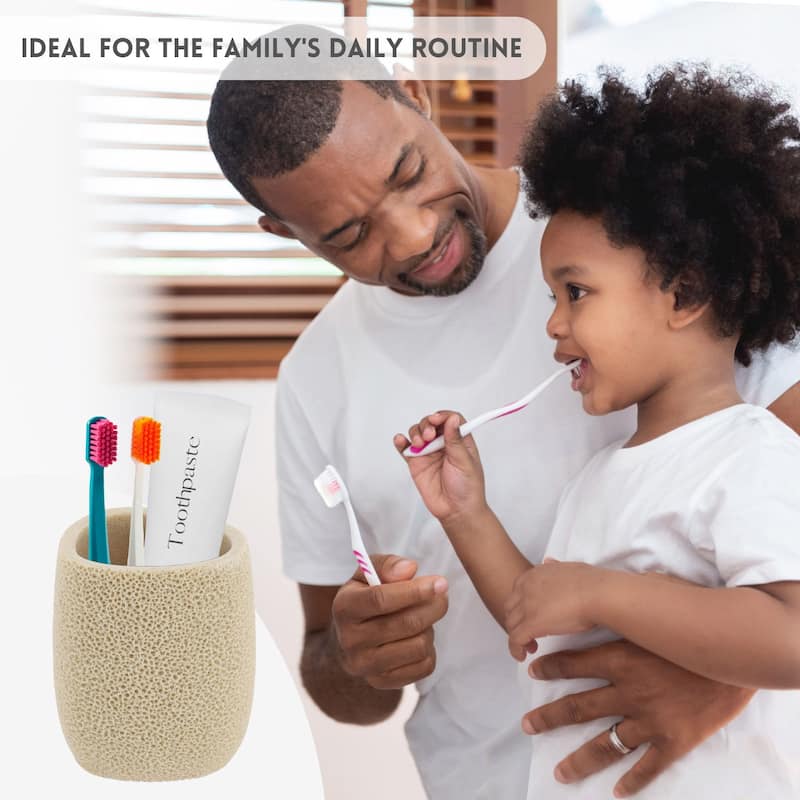 Stylish Sea Sponge Inspired Bathroom Accessory Set