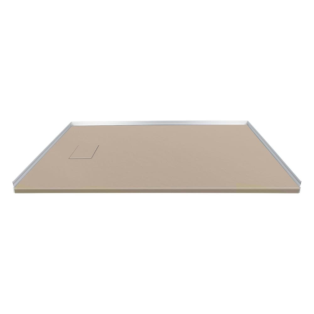 Transolid FZSP6032 59-1/8" x 31-1/2" Rectangular Shower Base with