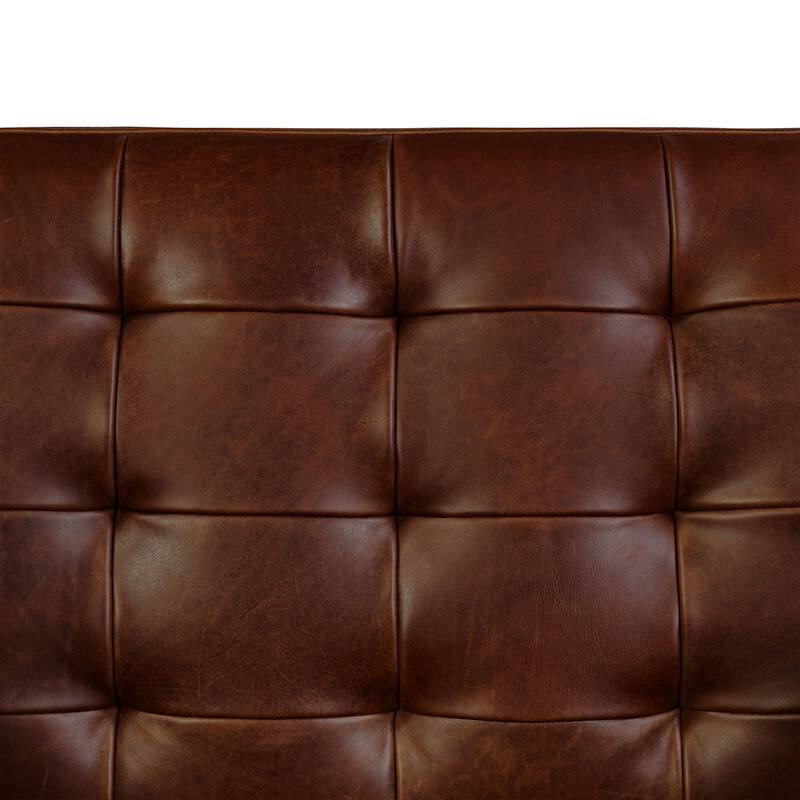 Poly & Bark Herstal Full-Grain Genuine Italian Leather Lounge Chair