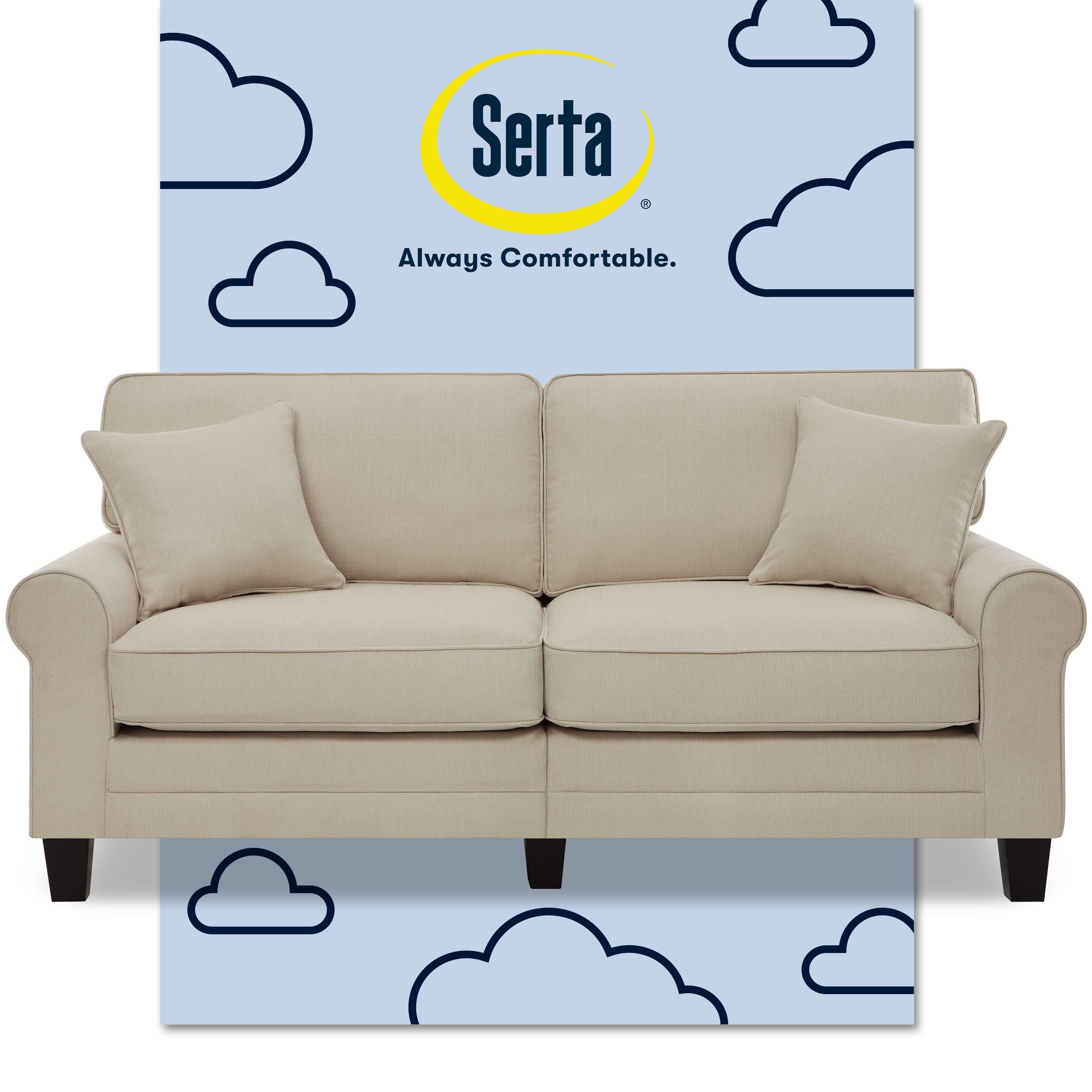Serta copenhagen cheap sofa 73