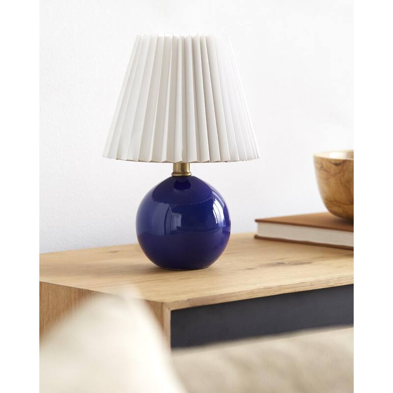 Livabliss Ferez Modern & Contemporary Accent Table Lamp - Blue