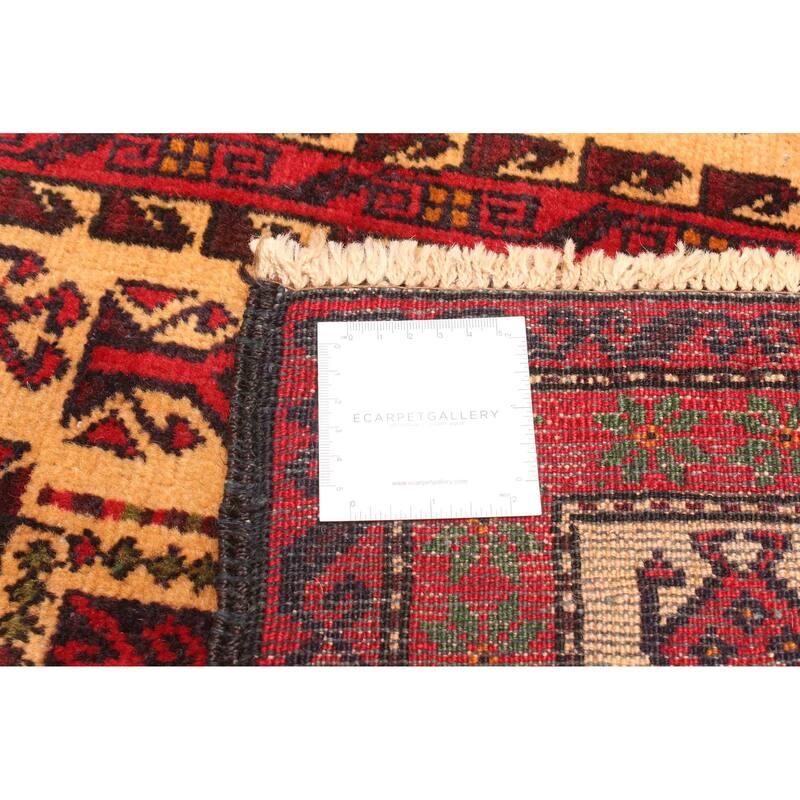 ECARPETGALLERY Hand-knotted Teimani Light Brown Wool Rug - 2'11 x 4'8