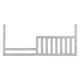 preview thumbnail 2 of 1, Timber Ridge 51" Wide Toddler guardrail, Weathered Washed Sierra