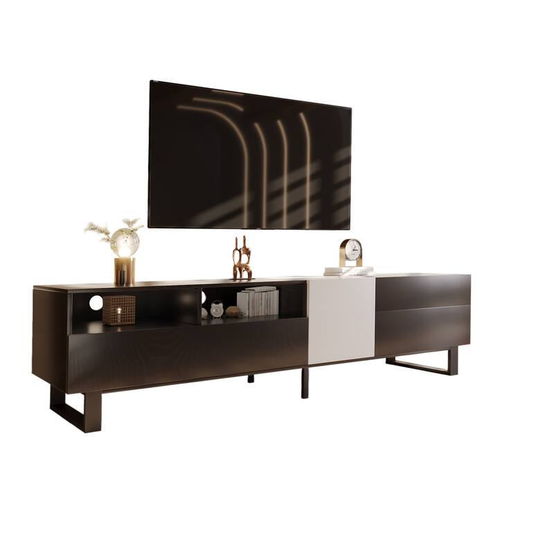 TV Stand TV Console for 80" TV Modern Entertainment Center