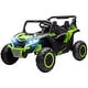 preview thumbnail 7 of 5, Green 24V UTV Ride-On, 4MPH, Music & Lights for Kids Ages 3-8