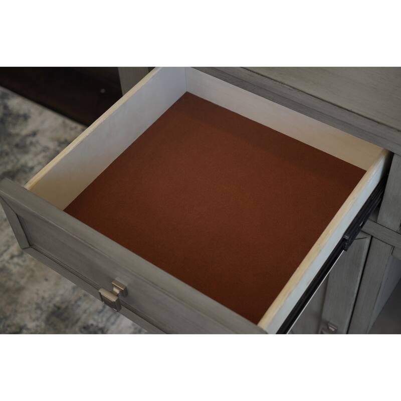 Abbyson Theo 54 Inch Wood Server