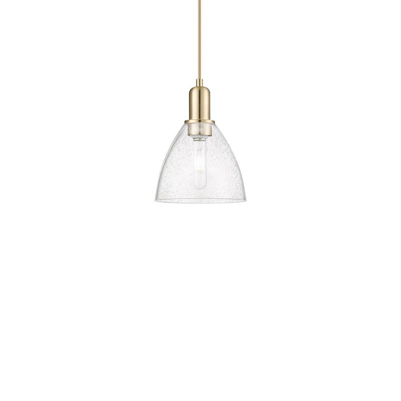Innovations Lighting 716-1P-11-8 Bristol Pendant Bristol 8" Wide Mini - Champagne Bronze / Seedy