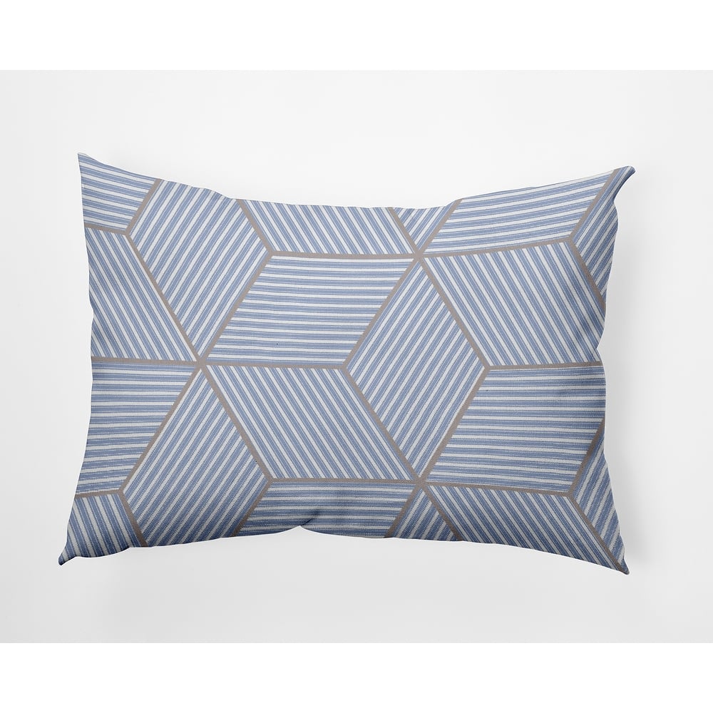 Cube Stack Indoor/Outdoor Throw Pillow