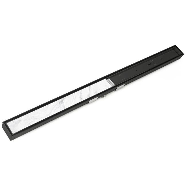 Infinity Drain S-LTIFAS 9960-I 60" Site Sizable Stainless Steel Linear - Matte Black