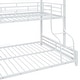 preview thumbnail 44 of 43, Metal House Bunk Bed, Twin over Full