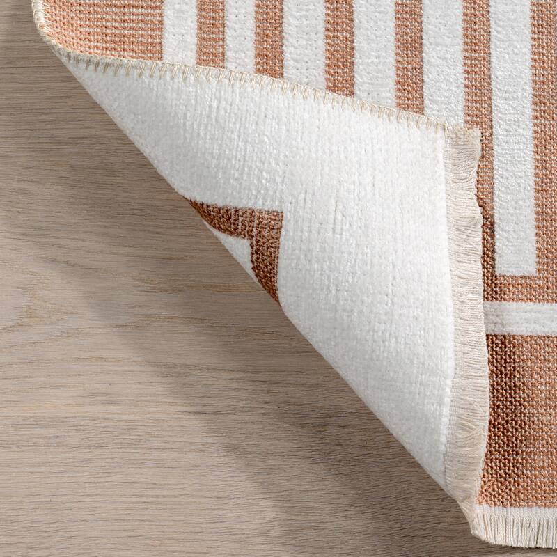 Nuloom Malayah SuperiorWash Geometric Reversible Area Rug