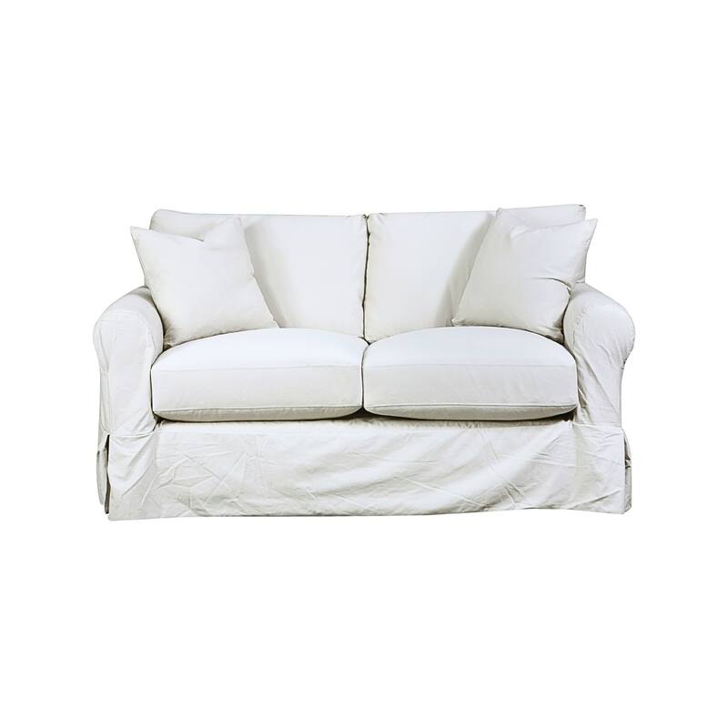 Slater Slipcover Loveseat - Off-White