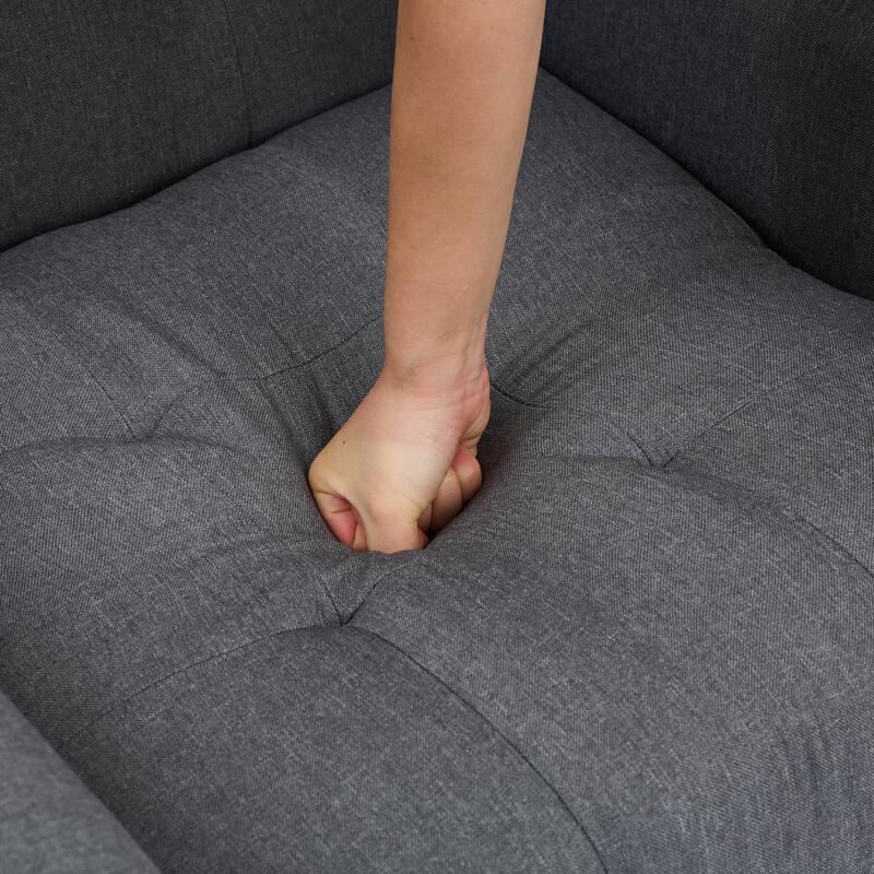 Set of 2 Tufted Upholstered Accent Armchair