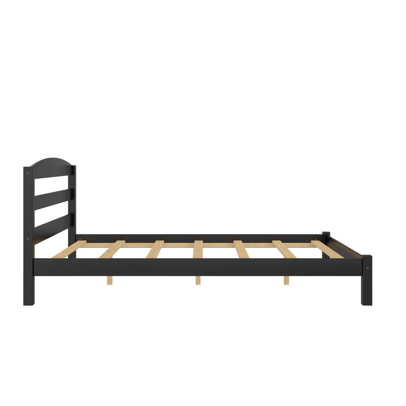 Anmytek Modern Sturdy Wood Platform Bed No Box Spring Needed