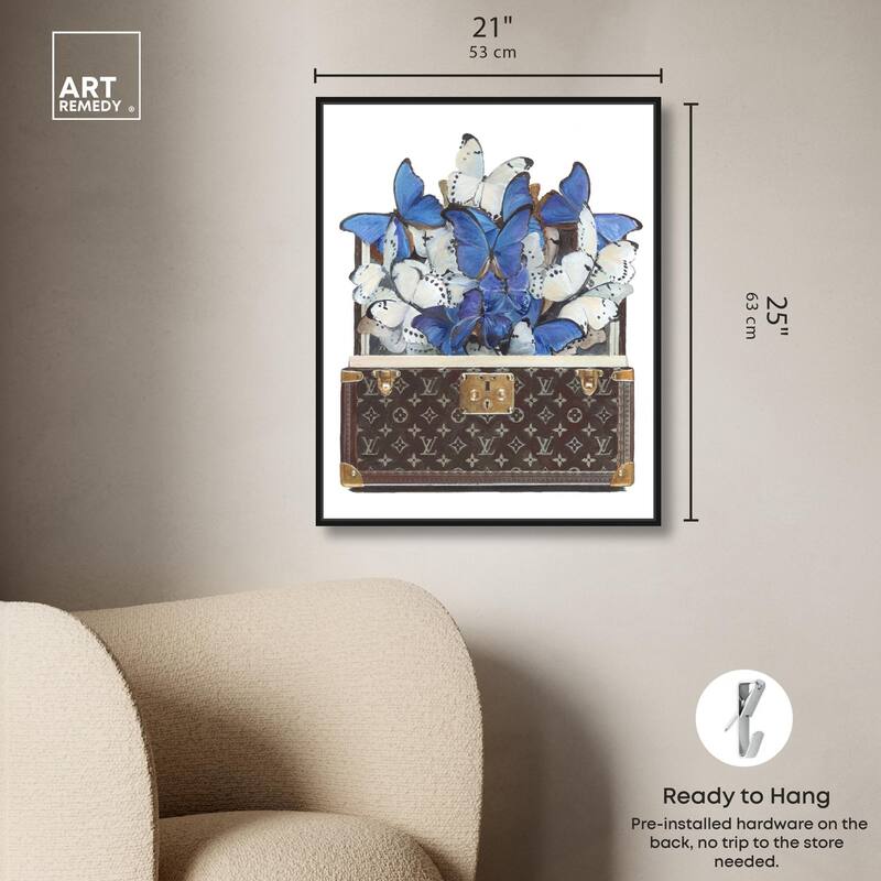Luxurious Butterflies Canvas by Art Remedy