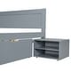 preview thumbnail 33 of 34, Twin/Full Size Platform Bed,Wooden Storage Bed Frame,Nosie Free
