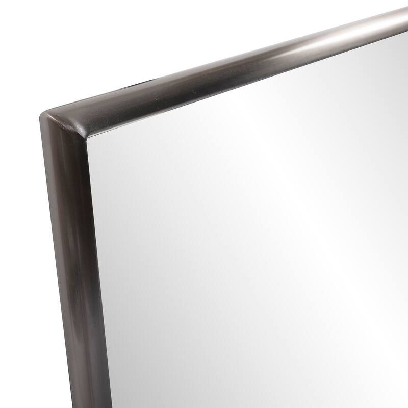 Allan Andrews Rectangular Decorative Stainless Steel Framed Wall & Accent Mirror