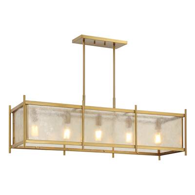 Savoy House 1-3802-5 Jacobs 5 Light 40" Wide Linear Chandelier