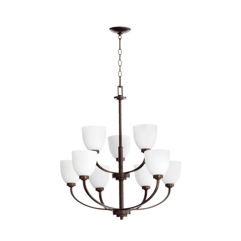 Quorum International Reyes 9 Light 31-1/4" Wide Chandelier