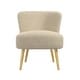 preview thumbnail 31 of 33, Avenue Greene Eden Boucle Kids Accent Chair with Natural Legs