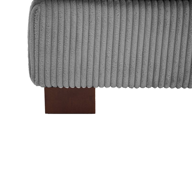 Modern Upholstered Armless Chair Accent Chair