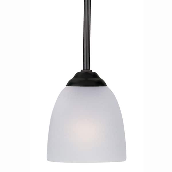 slide 2 of 3, Maxim Stefan 5" Wide Mini Pendant Black