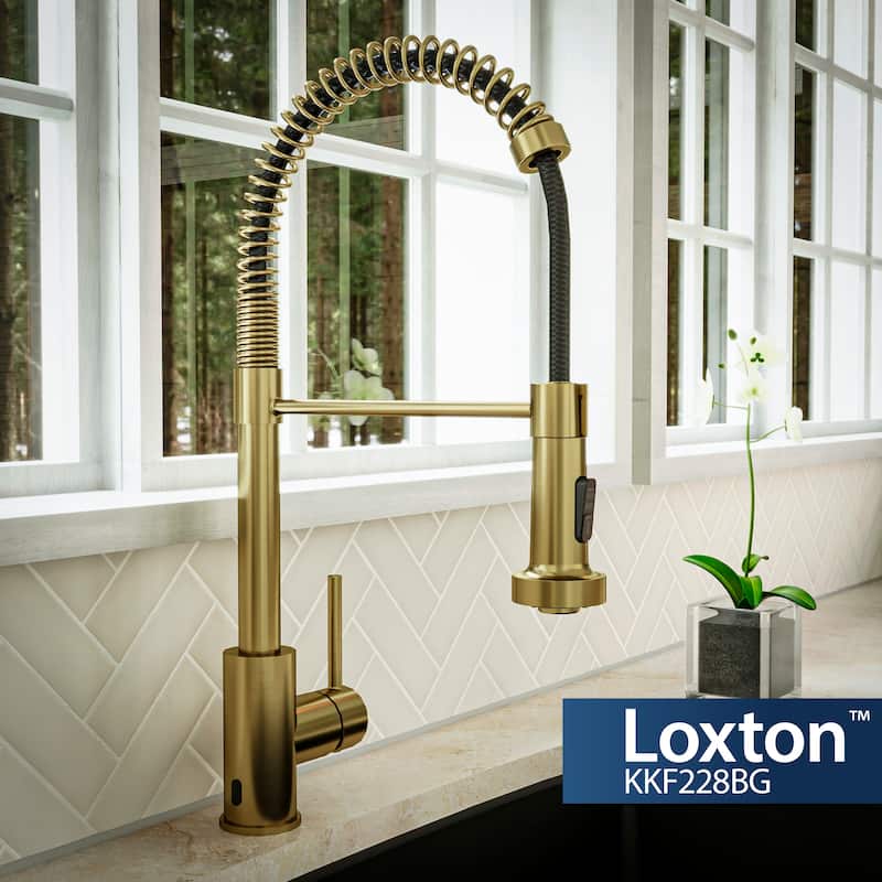 Karran Loxton Touchless Single-Handle Pull-Down Sprayer Kitchen Faucet