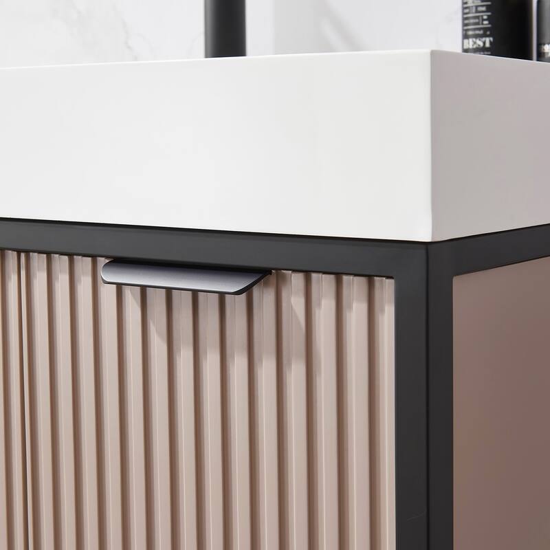 Marcilla 36 in. Single Sink Bath Vanity with Stone Sink Top