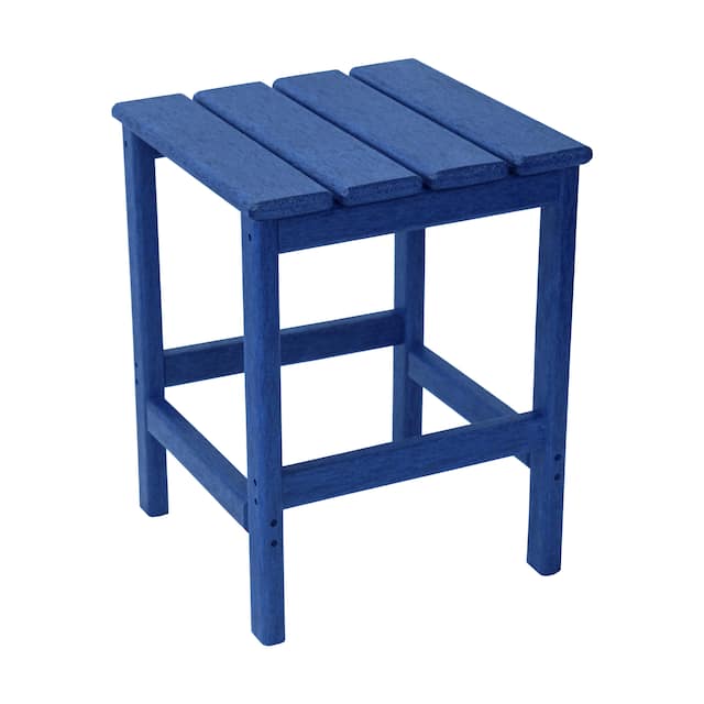 Laguna Poly Eco-Friendly Outdoor Patio Square Side Table
