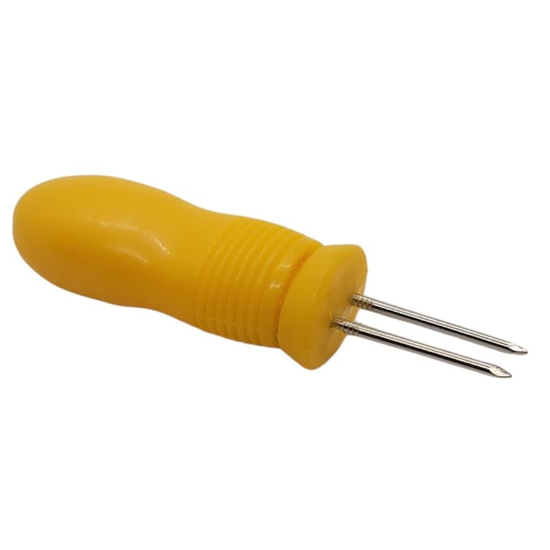 Handy Housewares 6 Piece Jumbo Corn Holders Corn Cob Skewers Handle Set