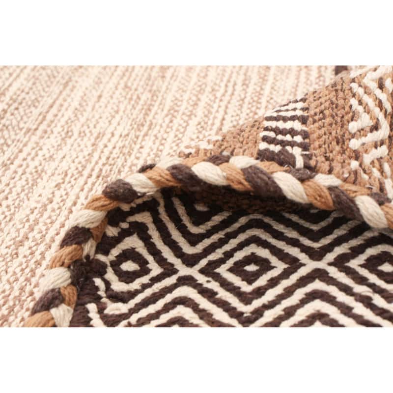 ECARPETGALLERY Arizona Flat-weave Wool Kilim Area Rug