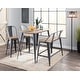preview thumbnail 17 of 19, Carbon Loft Samira Industrial Counter Height Bench - N/A