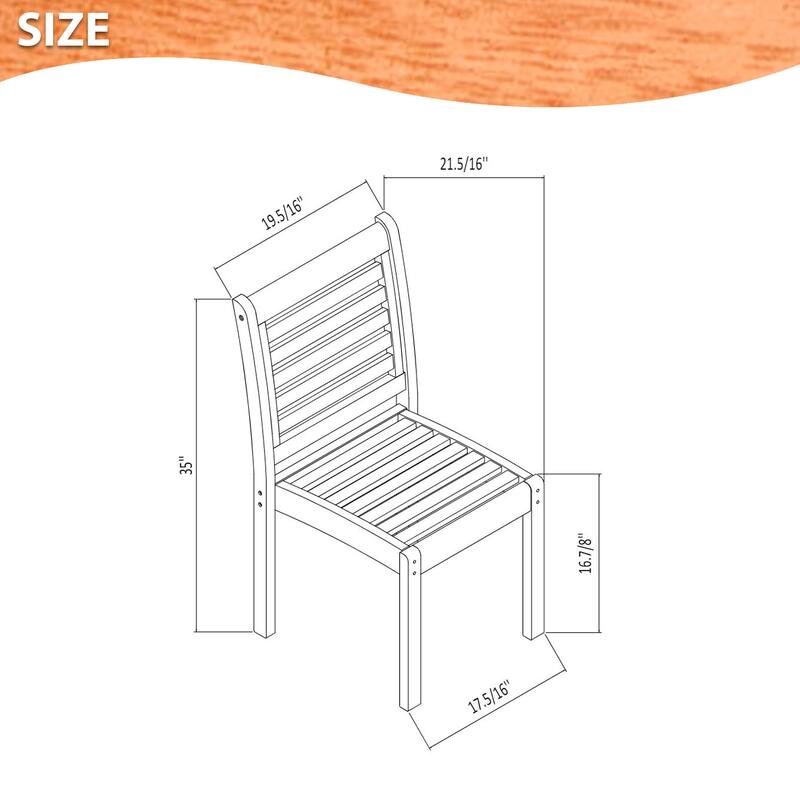 Amazonia Amelia 100% FSC Certified Wood 9-piece Outdoor Patio Dining Set