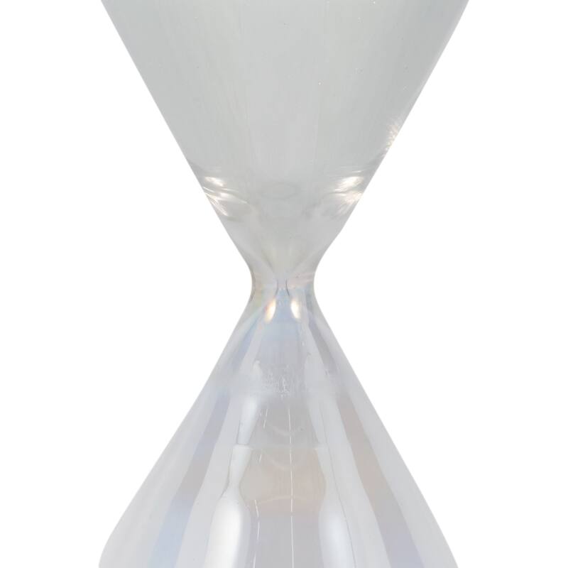 Contemporary Hourglass Sculpture for Home Decor - Stylish Decorative Object