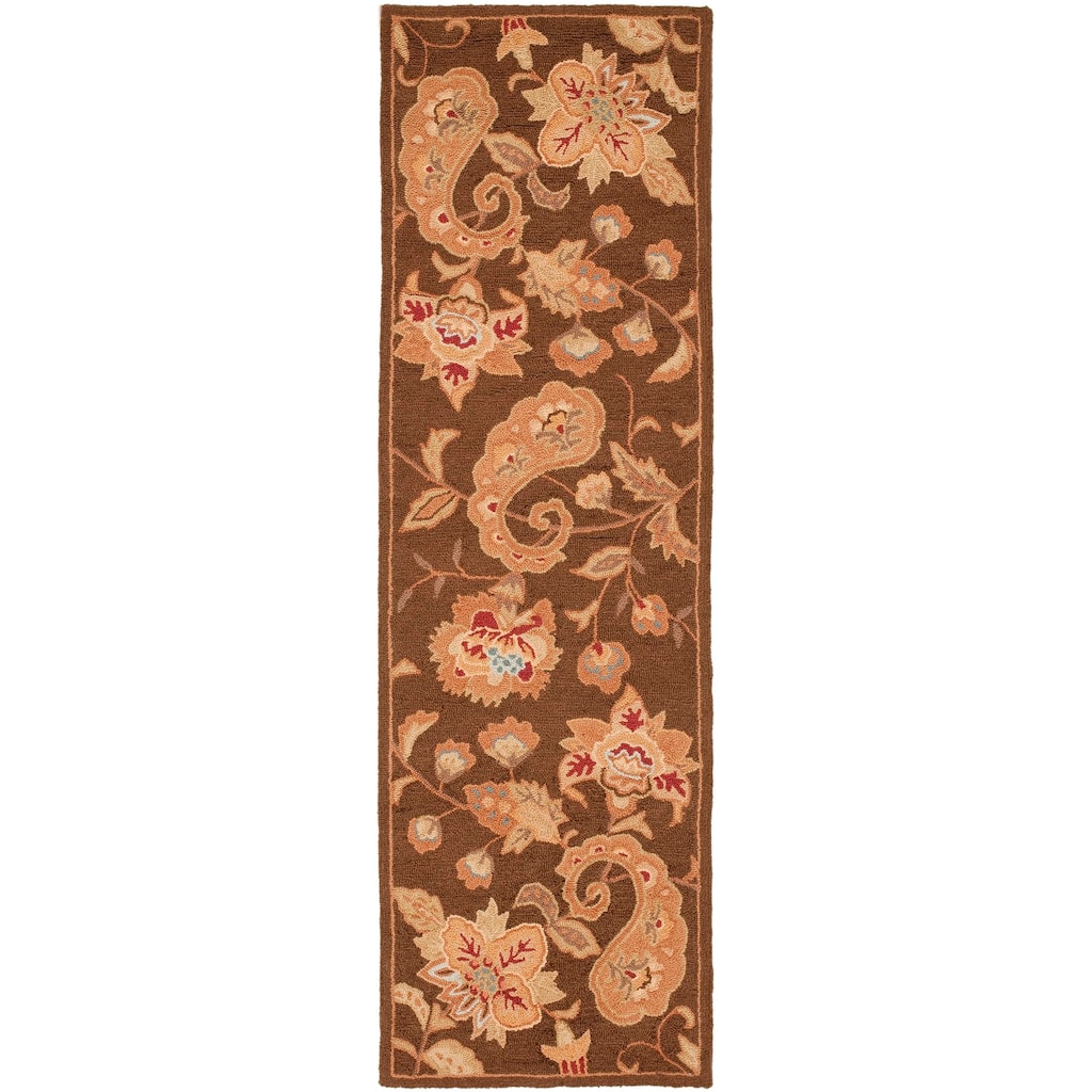 SAFAVIEH Handmade Berkeley Sook Delila Botanical Wool Rug