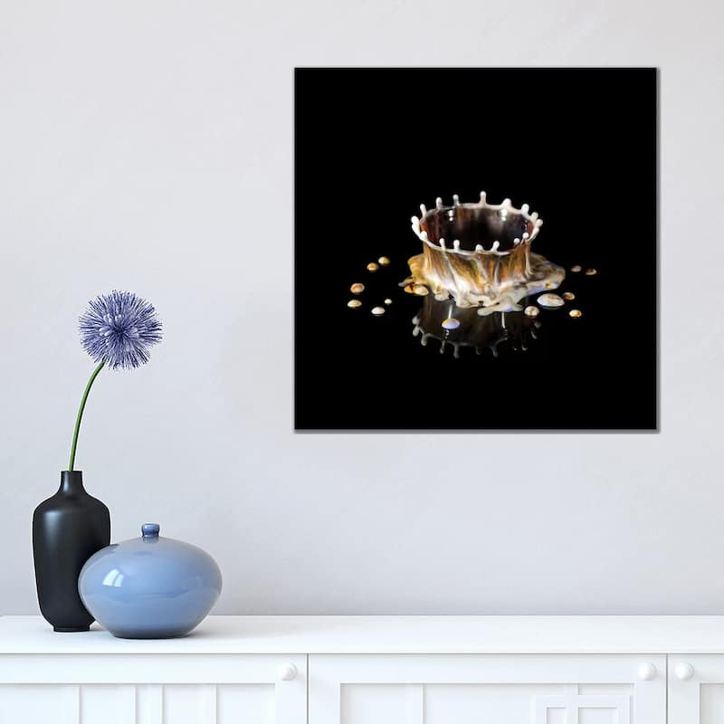iCanvas "Coffee Crown" by Andreas Stridsberg Canvas Print - 18x18x1.5