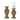 Candle Holder (Set of 2) - 4 x 4 x 8.25; 4.25 x 4.25 x 10