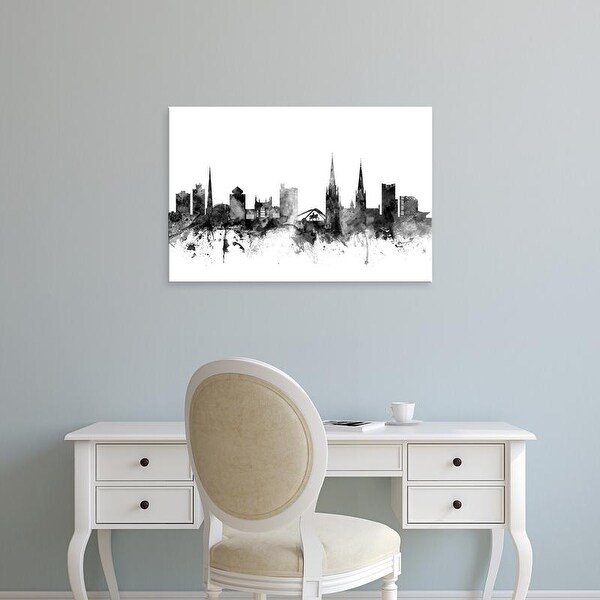 Easy Art Prints Michael Tompsett's 'Coventry England Skyline' Premium Canvas Art