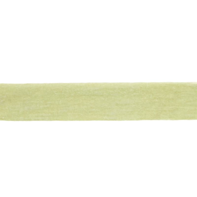 Raw Edge Velvet Ribbon 2"x10Yd for Holiday and DIY Projects - 384" x 2" - Green