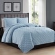 preview thumbnail 2 of 40, Modern Ultra Soft Microfiber Traditional Diamond Quilting Coverlet Quilt Set