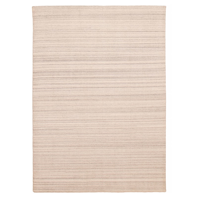 ECARPETGALLERY Hand Loomed Kashkuli Gabbeh Ivory Wool Rug - 5'4 x 7'6 - Ivory - 5'4 x 7'6