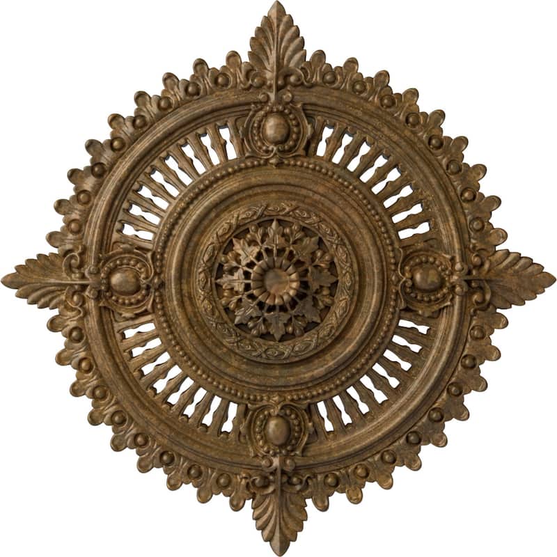 29 1/8"OD x 1 1/4"ID x 4"P Haylynn Ceiling Medallion