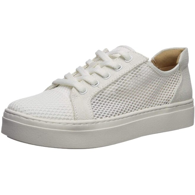 naturalizer white tennis shoes
