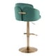 preview thumbnail 35 of 53, Porch & Den Dahlia Adjustable Bar Stool with Rounded T Footrest (Set of 2)