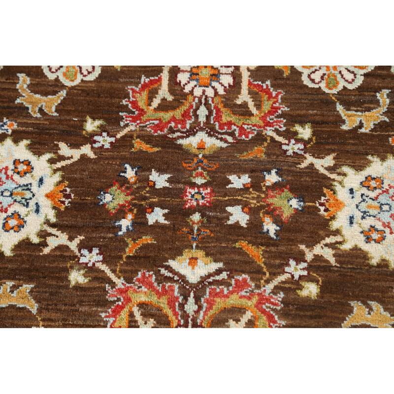Traditional Vegetable Dye Ziegler Oriental Wool Area Rug Hand-knotted - 8'2" x 9'9"