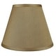 preview thumbnail 18 of 88, Hardback Faux Silk Conical Lamp Shade, 5 inch Top, 9 inch Bottom, 7 inch Slant Single - Gold