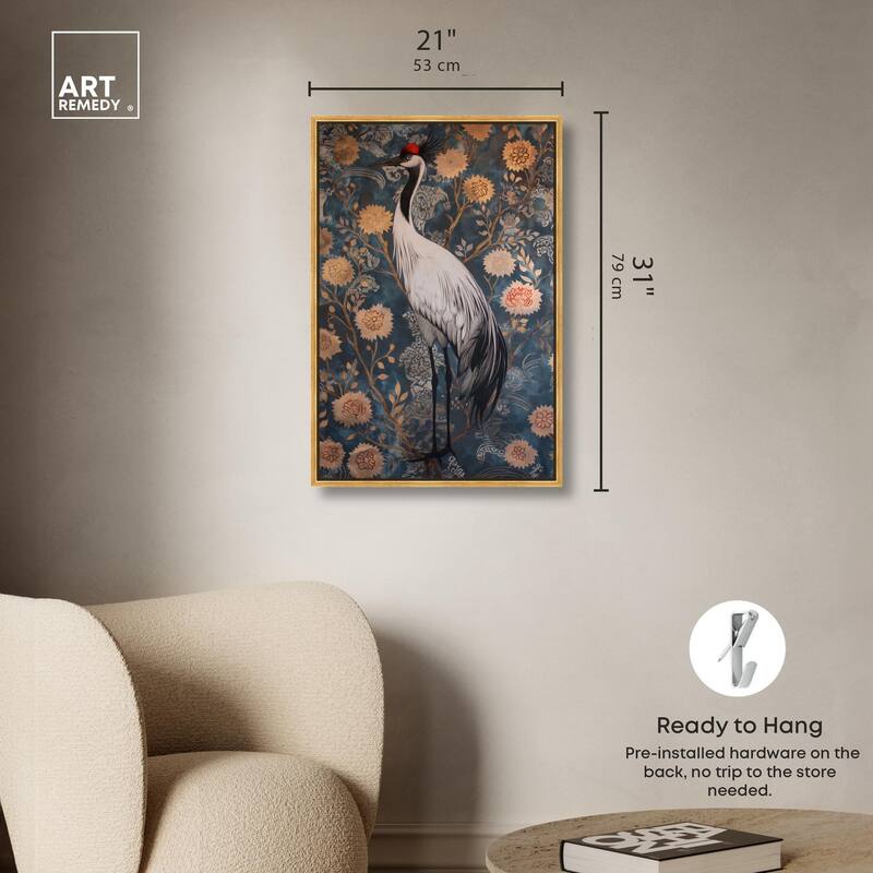 Botanical Bird II Canvas by Art Remedy