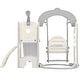 preview thumbnail 43 of 65, 5 in 1 Toddler Slide and Swing Set - Indoor & Outdoor Kids Playground Climber with Telescope - 71.6'' L x 56.3'' W x 45.2'' H
