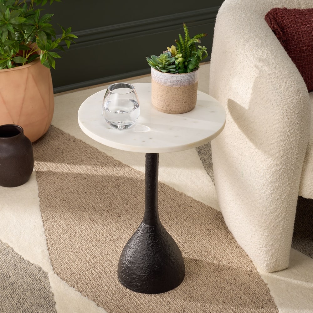 SAFAVIEH Home Avanni Side Table - 16"W x 16"D x 21"H